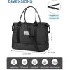 imageBAGAIL Travel Duffel Bag Weekender Bags for Women Overnight Gym Carry On Tote Bag with Wet Pocket Hospital Mom Bag for Labor and Delivery  Extra Large BlackBBlack