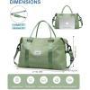 imageBAGAIL Travel Duffel Bag Weekender Bags for Women Overnight Gym Carry On Tote Bag with Wet Pocket Hospital Mom Bag for Labor and Delivery  Extra Large BlackOlive Green