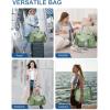 imageBAGAIL Travel Duffel Bag Weekender Bags for Women Overnight Gym Carry On Tote Bag with Wet Pocket Hospital Mom Bag for Labor and Delivery  Extra Large BlackOlive Green