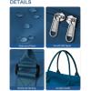 imageBAGAIL Travel Duffel Bag Weekender Bags for Women Overnight Gym Carry On Tote Bag with Wet Pocket Hospital Mom Bag for Labor and Delivery  Extra Large BlackAPeacock Blue