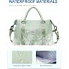 imageBAGAIL Travel Duffel Bag Weekender Bags for Women Overnight Gym Carry On Tote Bag with Wet Pocket Hospital Mom Bag for Labor and Delivery  Extra Large BlackPale Green