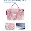 imageBAGAIL Travel Duffel Bag Weekender Bags for Women Overnight Gym Carry On Tote Bag with Wet Pocket Hospital Mom Bag for Labor and Delivery  Extra Large BlackGridPink