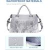 imageBAGAIL Travel Duffel Bag Weekender Bags for Women Overnight Gym Carry On Tote Bag with Wet Pocket Hospital Mom Bag for Labor and Delivery  Extra Large BlackLight Gray