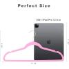 imageBAGAIL Velvet Hangers 50 Pack Non Slip 360 Degree Swivel Hook Strong and Durable Clothes Hangers for Coats Suit Shirt Dress Pants ampamp Dress ClothesPink 50 PackPink