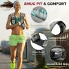 imageBAGAIL Weighted Vest 5lbs10lbs12lbs15lbs20lbs25lbs30lbs Weight Vest with Detachable Phone Pouch Rucking Vest for Women Men Walking Weight Loss Training RunningGrey