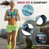 imageBAGAIL Weighted Vest 5lbs10lbs12lbs15lbs20lbs25lbs30lbs Weight Vest with Detachable Phone Pouch Rucking Vest for Women Men Walking Weight Loss Training RunningBlue