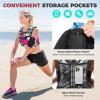 imageBAGAIL Weighted Vest 5lbs10lbs12lbs15lbs20lbs25lbs30lbs Weight Vest with Detachable Phone Pouch Rucking Vest for Women Men Walking Weight Loss Training RunningCamouflage