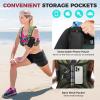 imageBAGAIL Weighted Vest 5lbs10lbs12lbs15lbs20lbs25lbs30lbs Weight Vest with Detachable Phone Pouch Rucking Vest for Women Men Walking Weight Loss Training RunningGreen