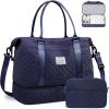 A-grid-navy Blue