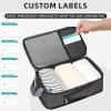 imageBAGAIL 4 Set6 Set Compression Packing Cubes for Travel Compressible Packing Organizers Travel Accessories for Luggage SuitcaseDark Grey
