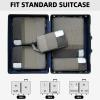 imageBAGAIL 4 Set6 Set Compression Packing Cubes for Travel Compressible Packing Organizers Travel Accessories for Luggage SuitcaseDark Grey