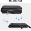 imageBAGAIL 4 Set6 Set Ultralight Compression Packing Cubes Packing Organizer for Travel Accessories Luggage Suitcase Backpack70D FullMesh 6Set Black6Black