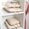 imageBAGAIL 4 Set6 Set Ultralight Compression Packing Cubes Packing Organizer for Travel Accessories Luggage Suitcase Backpack70D FullMesh 6Set BlackBeige