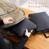 imageBAGAIL 4 Set6 Set Ultralight Compression Packing Cubes Packing Organizer for Travel Accessories Luggage Suitcase Backpack70D FullMesh 6Set BlackBlack