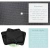 imageBAGAIL 4 Set6 Set Ultralight Compression Packing Cubes Packing Organizer for Travel Accessories Luggage Suitcase Backpack70D FullMesh 6Set BlackBlack