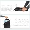 imageBAGAIL 4 Set6 Set Ultralight Compression Packing Cubes Packing Organizer for Travel Accessories Luggage Suitcase Backpack70D FullMesh 6Set BlackBlack