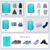 imageBAGAIL 4 Set6 Set Ultralight Compression Packing Cubes Packing Organizer for Travel Accessories Luggage Suitcase Backpack70D FullMesh 6Set BlackBlue