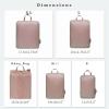 imageBAGAIL 4 Set6 Set Ultralight Compression Packing Cubes Packing Organizer for Travel Accessories Luggage Suitcase Backpack70D FullMesh 6Set BlackBrown