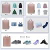 imageBAGAIL 4 Set6 Set Ultralight Compression Packing Cubes Packing Organizer for Travel Accessories Luggage Suitcase Backpack70D FullMesh 6Set BlackBrown
