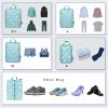 imageBAGAIL 4 Set6 Set Ultralight Compression Packing Cubes Packing Organizer for Travel Accessories Luggage Suitcase Backpack70D FullMesh 6Set BlackLeaf