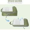 imageBAGAIL 4 Set6 Set Ultralight Compression Packing Cubes Packing Organizer for Travel Accessories Luggage Suitcase Backpack70D FullMesh 6Set BlackMatcha Green Mesh