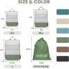 imageBAGAIL 4 Set6 Set Ultralight Compression Packing Cubes Packing Organizer for Travel Accessories Luggage Suitcase Backpack70D FullMesh 6Set BlackMatcha Green Mesh