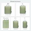 imageBAGAIL 4 Set6 Set Ultralight Compression Packing Cubes Packing Organizer for Travel Accessories Luggage Suitcase Backpack70D FullMesh 6Set BlackMatcha Green