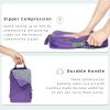 imageBAGAIL 4 Set6 Set Ultralight Compression Packing Cubes Packing Organizer for Travel Accessories Luggage Suitcase Backpack70D FullMesh 6Set BlackPurple