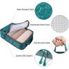 imageBAGAIL 4 Set6 Set Ultralight Compression Packing Cubes Packing Organizer for Travel Accessories Luggage Suitcase Backpack70D FullMesh 6Set BlackTeal Mesh