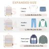 imageBAGAIL 4 Set6 Set Ultralight Compression Packing Cubes Packing Organizer for Travel Accessories Luggage Suitcase Backpack70D FullMesh 6Set BlackThe Beige
