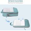 imageBAGAIL 4 Set6 Set Ultralight Compression Packing Cubes Packing Organizer for Travel Accessories Luggage Suitcase Backpack70D FullMesh 6Set BlackThe Dusty Blue
