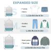 imageBAGAIL 4 Set6 Set Ultralight Compression Packing Cubes Packing Organizer for Travel Accessories Luggage Suitcase Backpack70D FullMesh 6Set BlackThe Dusty Blue