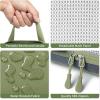 imageBAGAIL 4 Set6 Set Ultralight Compression Packing Cubes Packing Organizer for Travel Accessories Luggage Suitcase Backpack70D FullMesh 6Set BlackThe Matcha Green