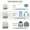 imageBAGAIL 4 Set6 Set Ultralight Compression Packing Cubes Packing Organizer for Travel Accessories Luggage Suitcase Backpack70D FullMesh 6Set BlackThe Matcha Green