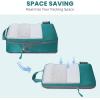 imageBAGAIL 4 Set6 Set Ultralight Compression Packing Cubes Packing Organizer for Travel Accessories Luggage Suitcase Backpack70D FullMesh 6Set BlackThe Teal