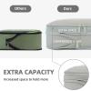 imageBAGAIL 4 Set6 Set8 Set Compression Packing Cubes Travel Accessories Expandable Packing OrganizersBeige HalfMesh 6 Set06Grey