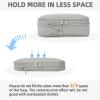 imageBAGAIL 4 Set6 Set8 Set Compression Packing Cubes Travel Accessories Expandable Packing OrganizersBeige HalfMesh 6 Set06Grey