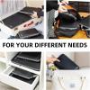 imageBAGAIL 4 Set6 Set8 Set Compression Packing Cubes Travel Accessories Expandable Packing OrganizersBeige HalfMesh 6 Set4Black