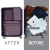 imageBAGAIL 4 Set6 Set8 Set Compression Packing Cubes Travel Accessories Expandable Packing OrganizersBeige HalfMesh 6 Set4Dark Greyish