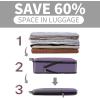 imageBAGAIL 4 Set6 Set8 Set Compression Packing Cubes Travel Accessories Expandable Packing OrganizersBeige HalfMesh 6 Set4Dark Greyish