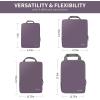imageBAGAIL 4 Set6 Set8 Set Compression Packing Cubes Travel Accessories Expandable Packing OrganizersBeige HalfMesh 6 Set4Dark Greyish