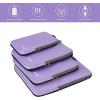 imageBAGAIL 4 Set6 Set8 Set Compression Packing Cubes Travel Accessories Expandable Packing OrganizersBeige HalfMesh 6 Set4Lavender