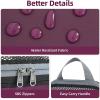 imageBAGAIL 4 Set6 Set8 Set Compression Packing Cubes Travel Accessories Expandable Packing OrganizersBeige HalfMesh 6 Set6Burgundy