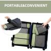 imageBAGAIL 4 Set6 Set8 Set Compression Packing Cubes Travel Accessories Expandable Packing OrganizersBeige HalfMesh 6 Set6Matcha Green