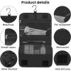 imageBAGAIL 4 Set6 Set8 Set Compression Packing Cubes Travel Accessories Expandable Packing OrganizersBeige HalfMesh 6 Set8Black