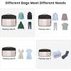 imageBAGAIL Clear Packing Cubes Packing Organizer for Travel Accessories Luggage suitcaseBlack