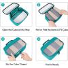 imageBAGAIL Clear Packing Cubes Packing Organizer for Travel Accessories Luggage suitcaseTeal