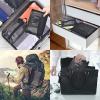 imageBagail Ultralight Zipper Pouch Travel Packing Bags for Toiletries Document ElectronicsBlack Set