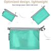 imageBagail Ultralight Zipper Pouch Travel Packing Bags for Toiletries Document ElectronicsTurquoise