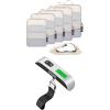 imageBAGAIL Digital Luggage Scale 110lbs Hanging Baggage Scale and 6 Set Ultralight Compression Packing Cubes